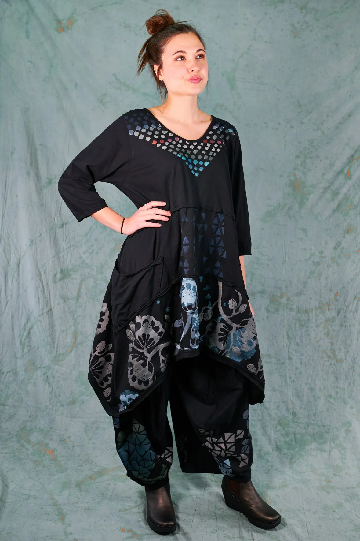 3187-2 Boheme Pant-Black-Color & Form