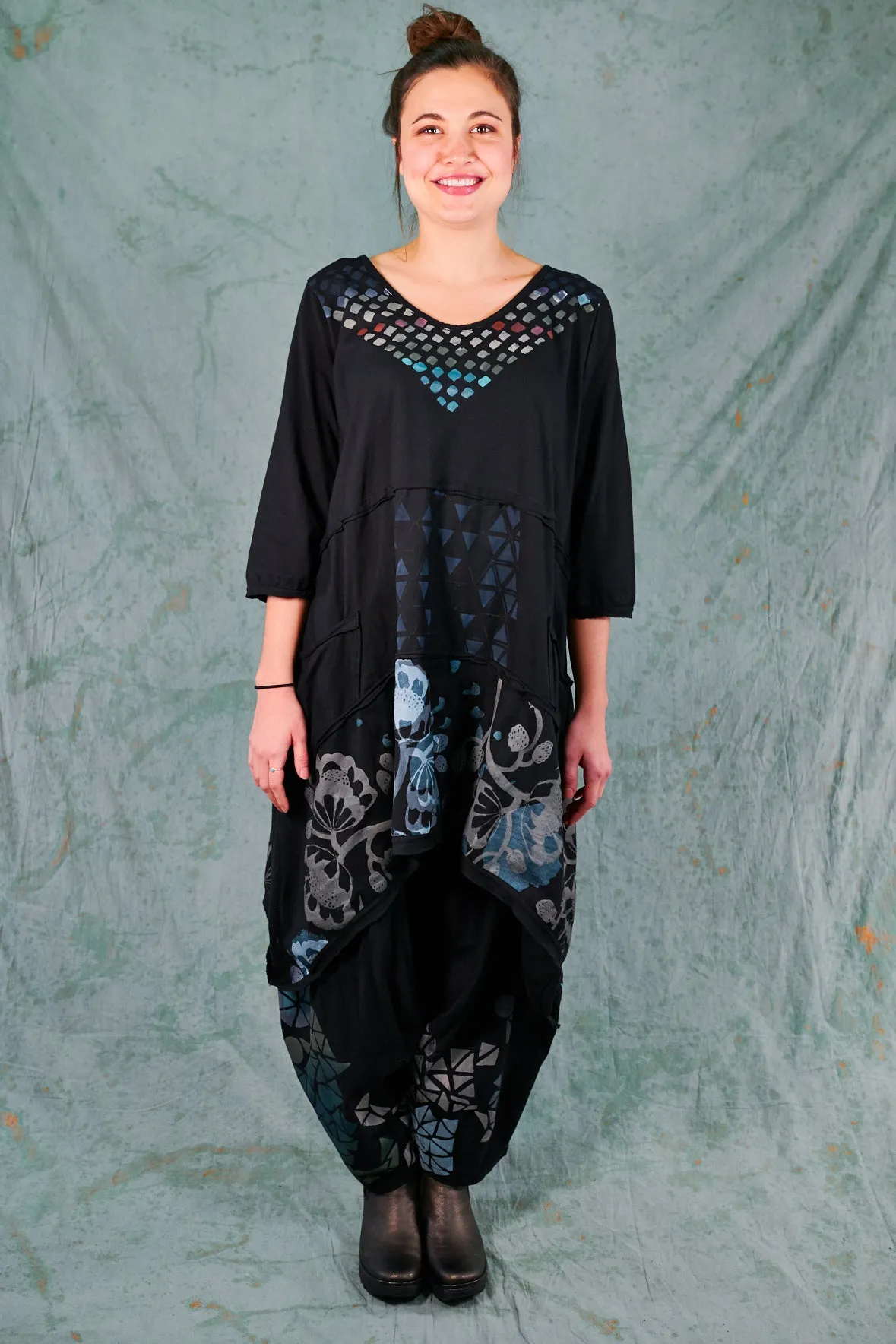 3187-2 Boheme Pant-Black-Color & Form