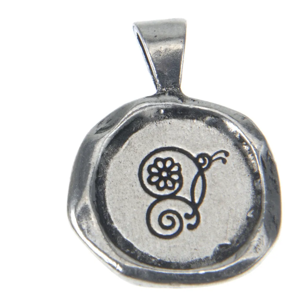 Acai Seeds Of Life Bracelet with Wax Seal - White Beads