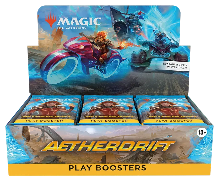 Aetherdrift Play Booster Display