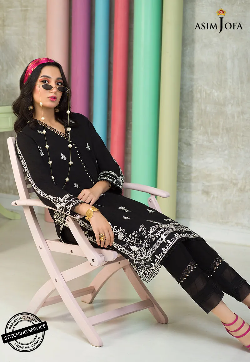 AJES-10 | Asim Jofa AJ Essentials Summer Collection 2022 |  Embroidered Jacquard Suits Unstitched 3 Piece