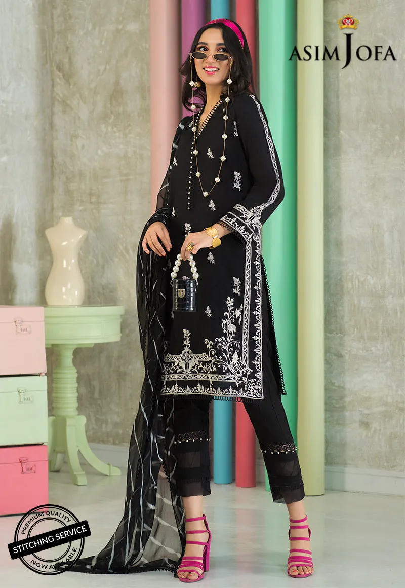 AJES-10 | Asim Jofa AJ Essentials Summer Collection 2022 |  Embroidered Jacquard Suits Unstitched 3 Piece