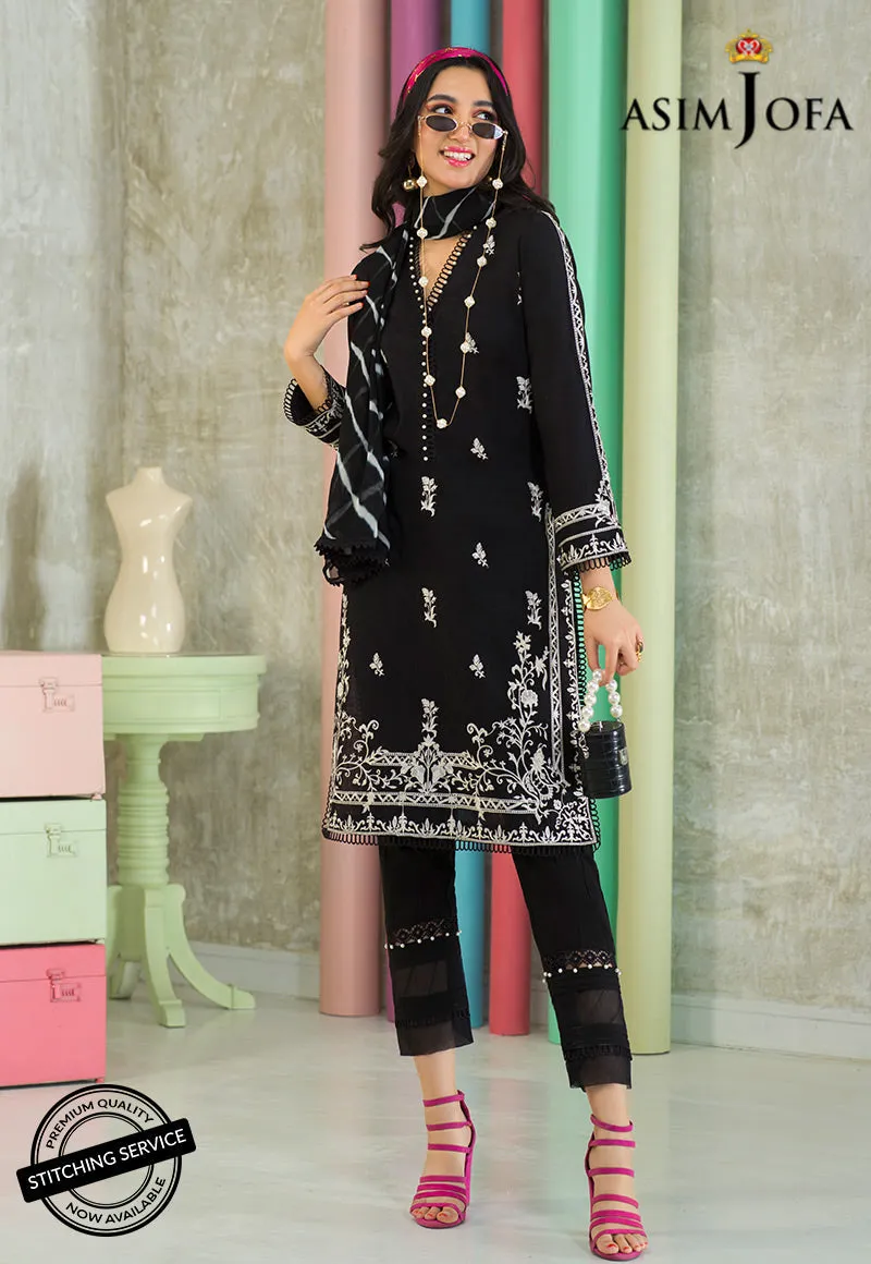 AJES-10 | Asim Jofa AJ Essentials Summer Collection 2022 |  Embroidered Jacquard Suits Unstitched 3 Piece