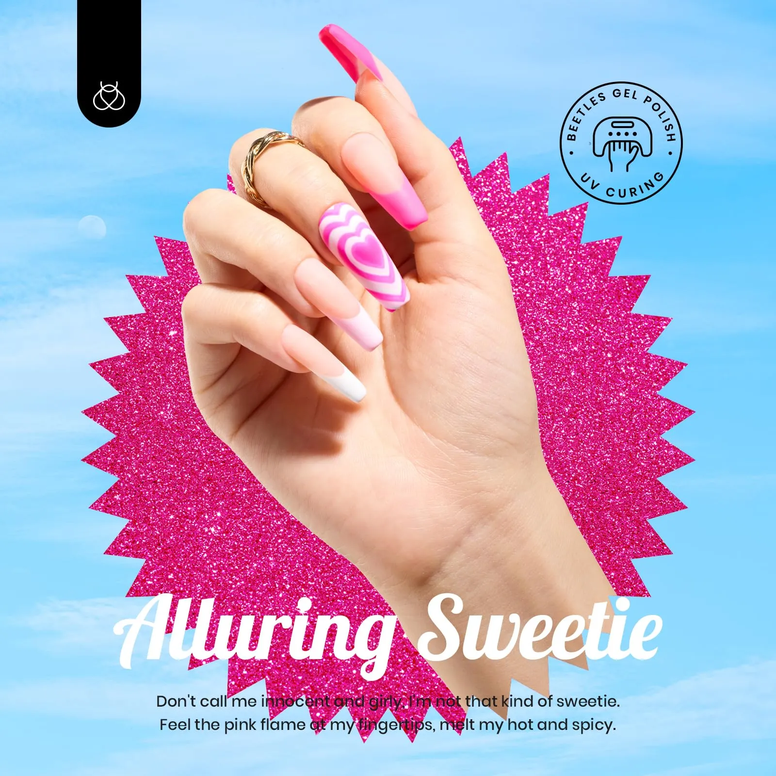 Alluring Sweetie - 20 Gel Colors Set With Top And Base Coat (5ml/Each)