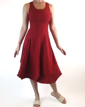 Ammo red sleeveless dress size S, fits AU6