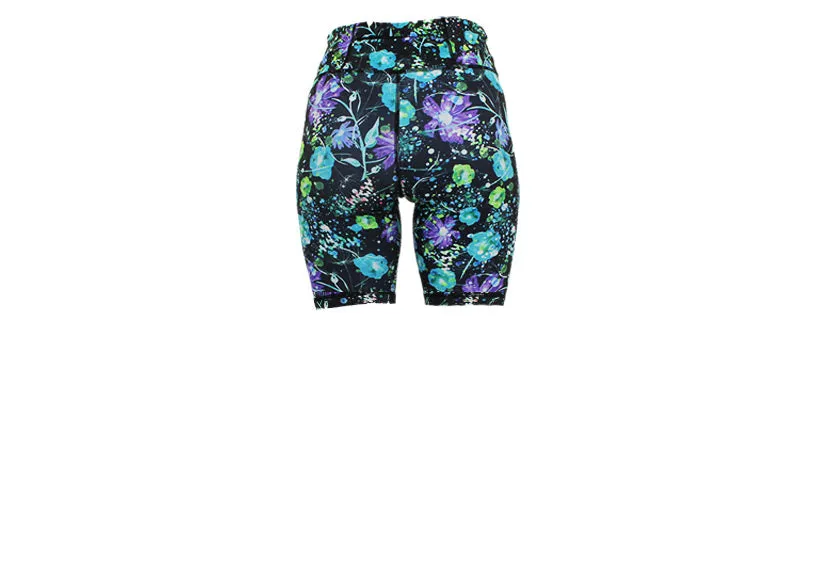 Aqua Flora Long Shorts with pockets