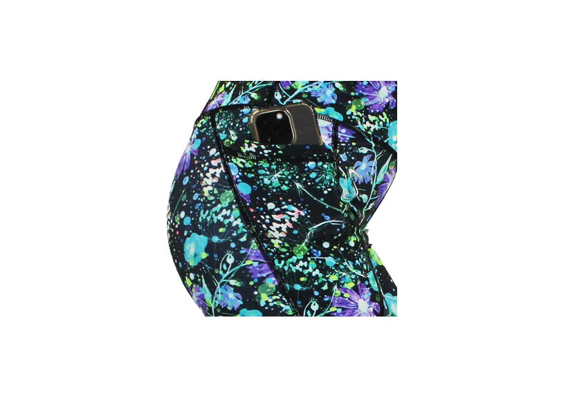 Aqua Flora Long Shorts with pockets