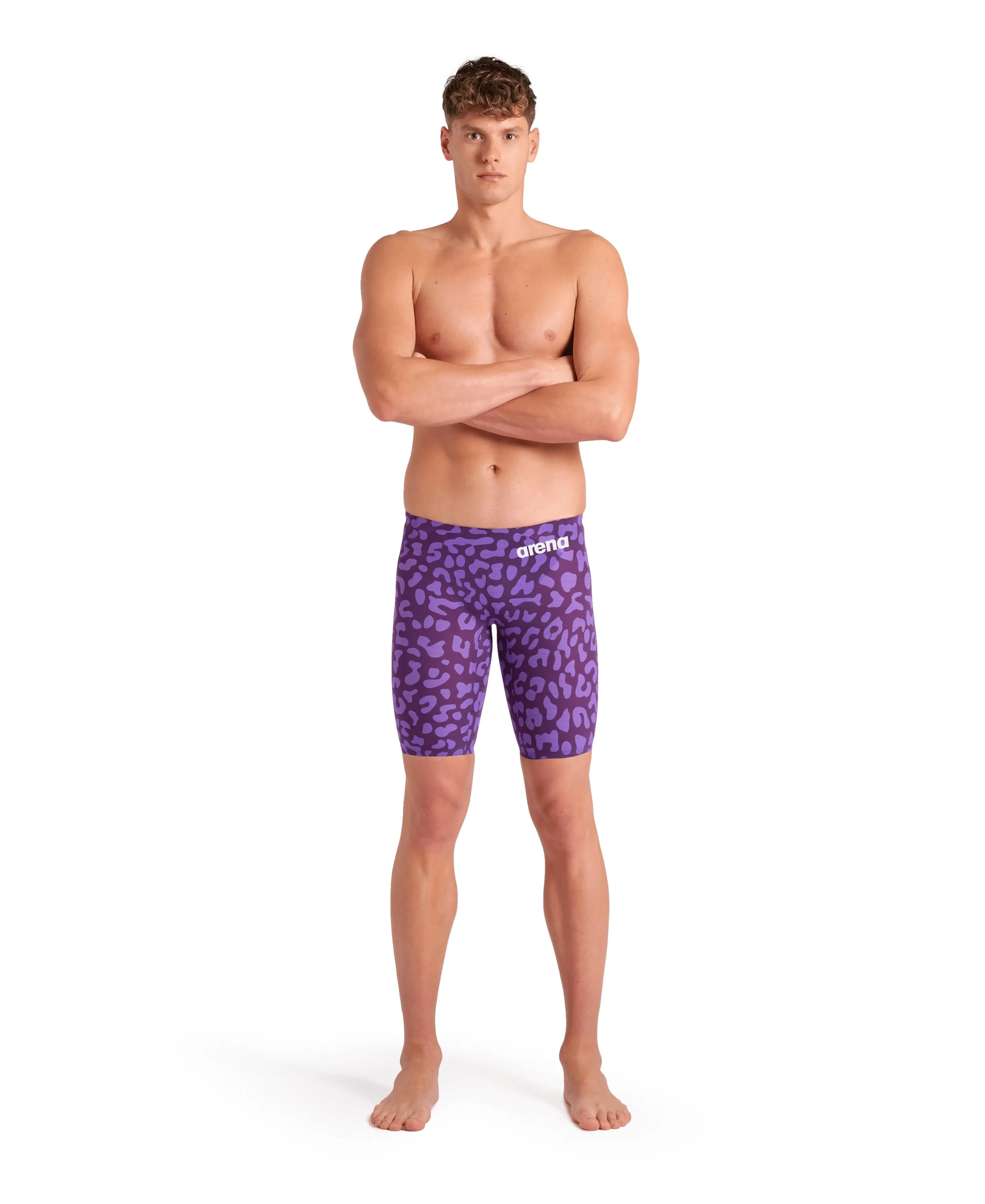 Arena Men's Carbon Air2 LE Jammer Leopard Violet
