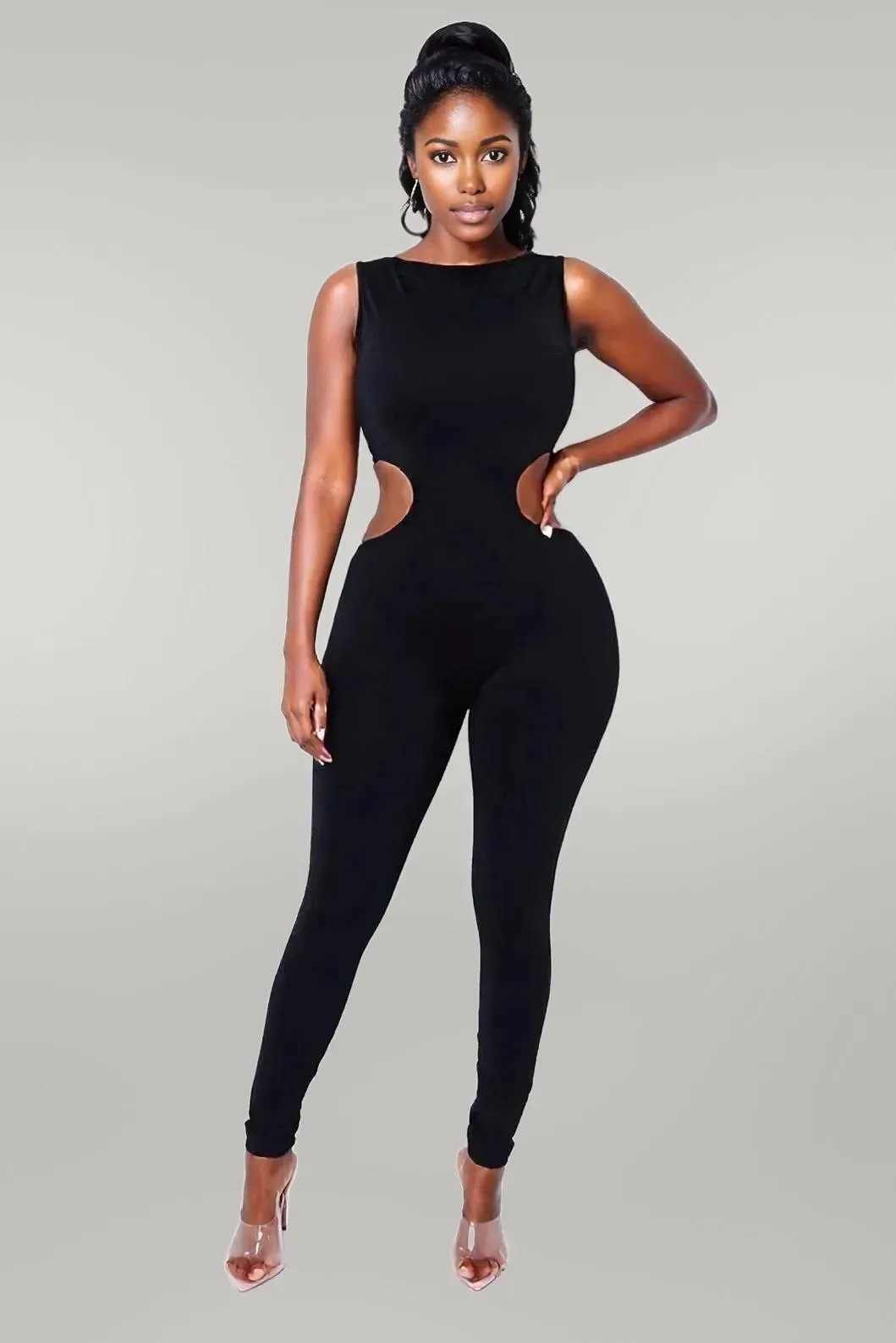 Asia Black Jumpsuit