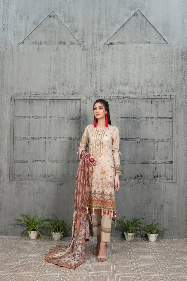 AYNUR by Tawakkal Unstitched Digital Print Embroidered Lawn Collection D-6895