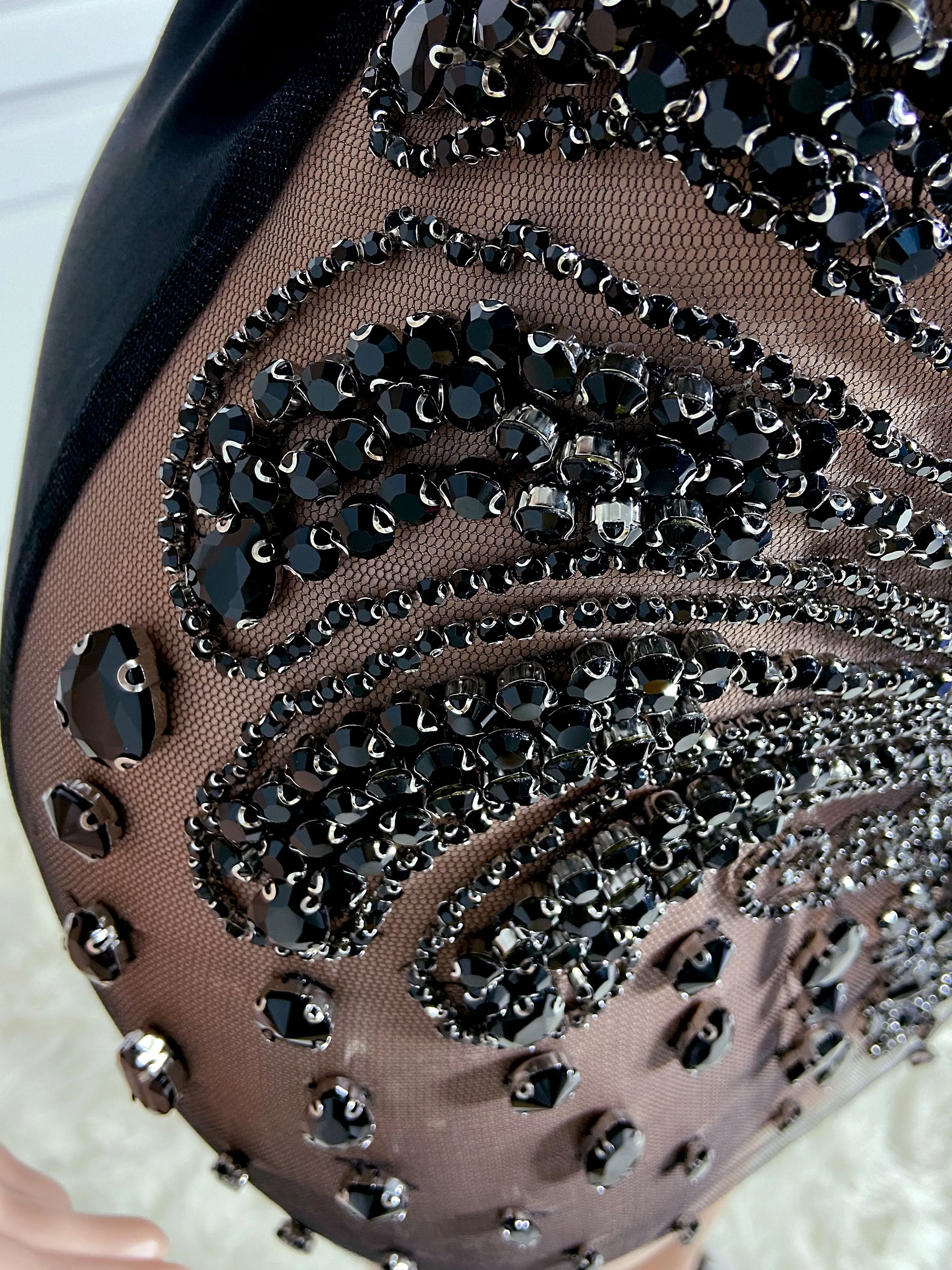Black Alluring Low Cut Charm Dress