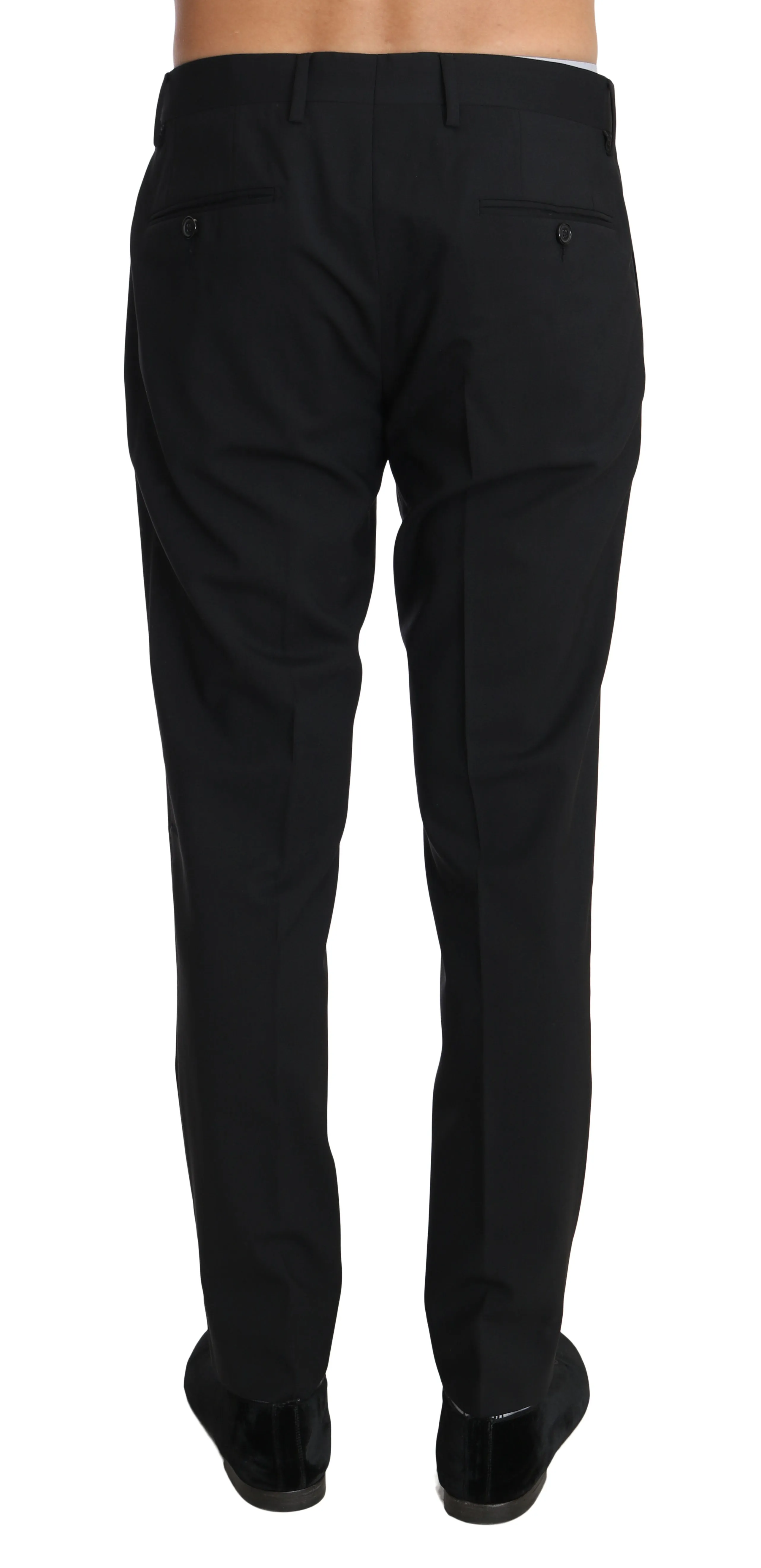 Black Wool MARTINI 2 Piece Stretch