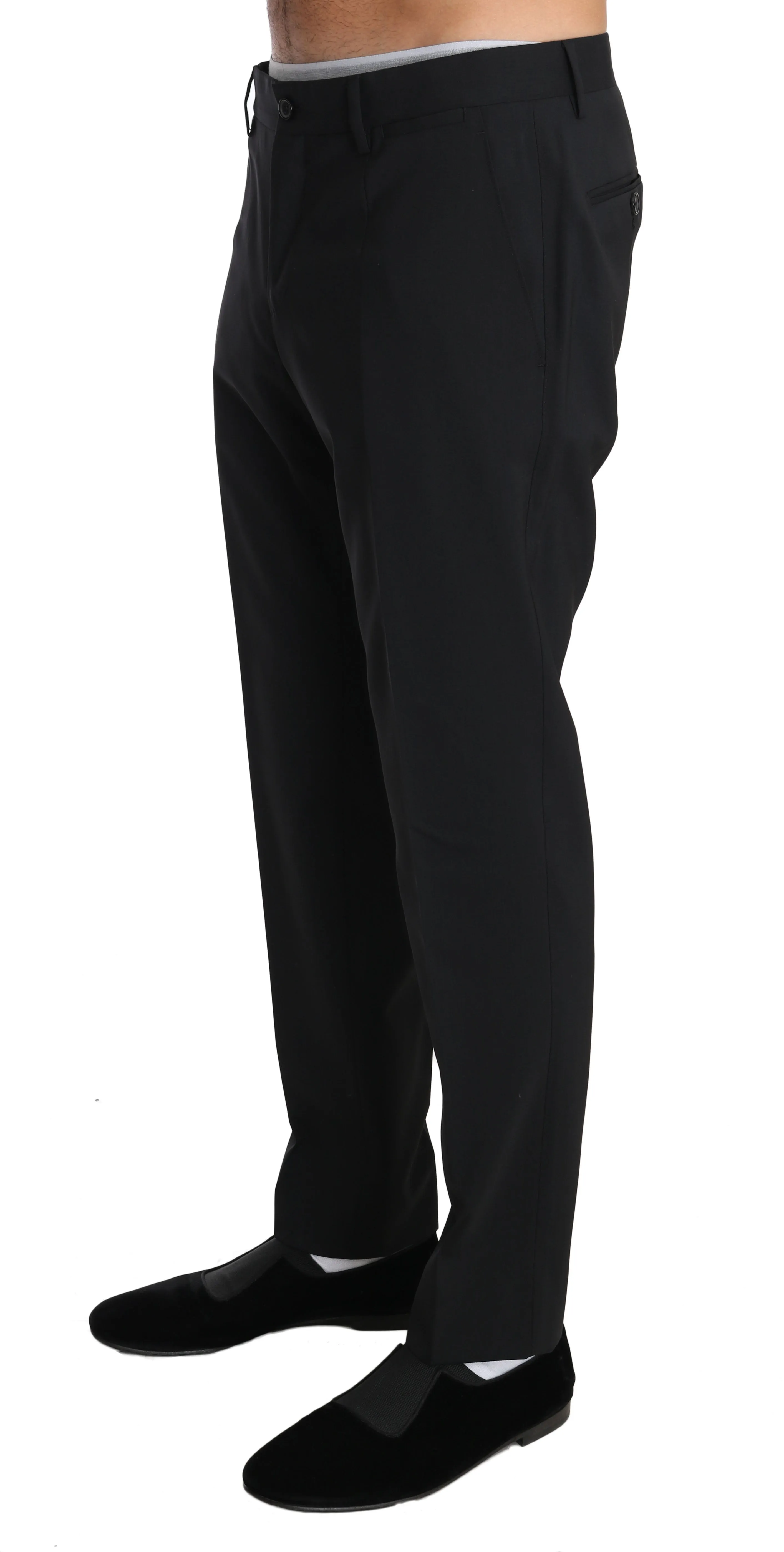 Black Wool MARTINI 2 Piece Stretch