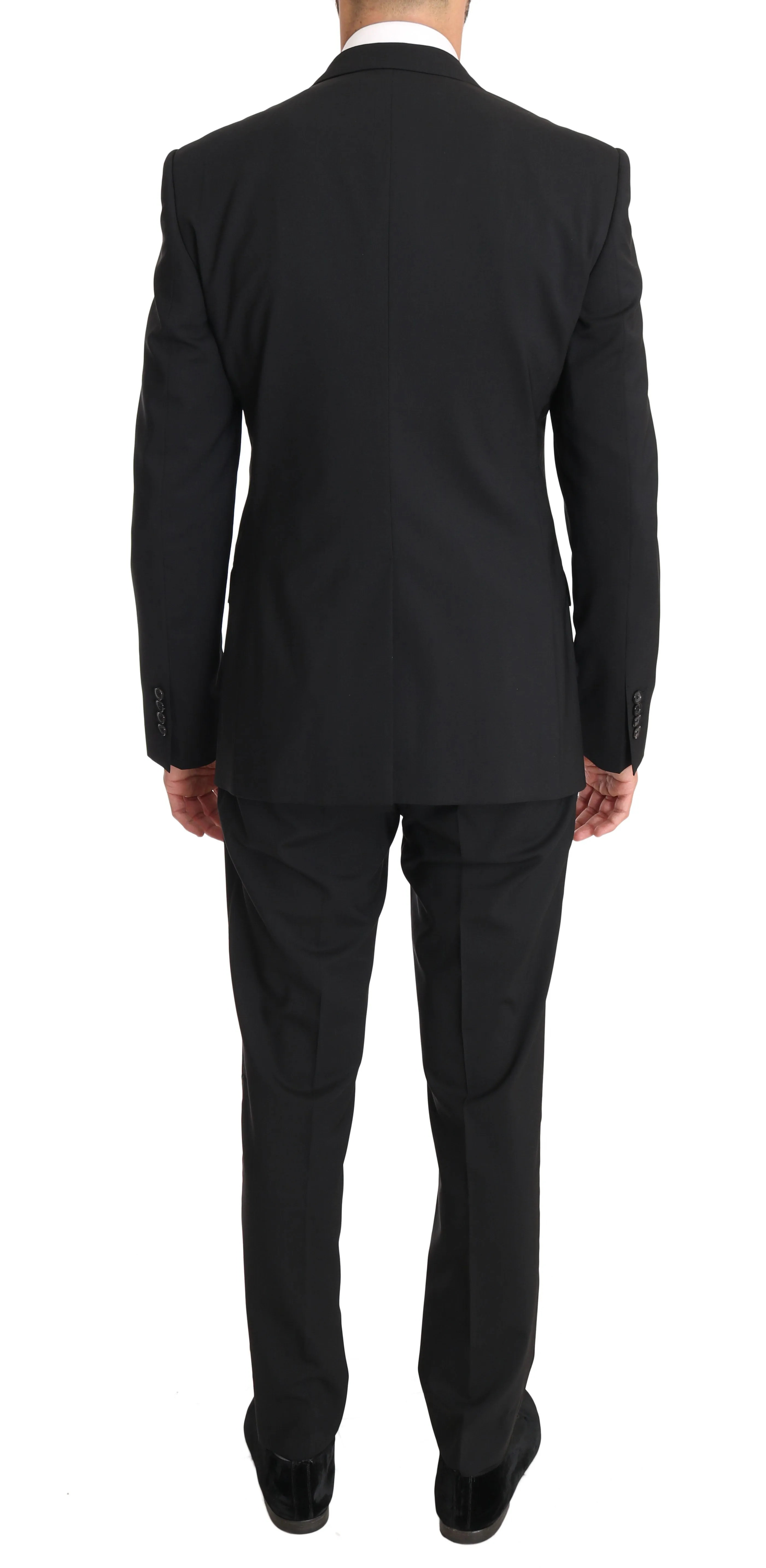 Black Wool MARTINI 2 Piece Stretch