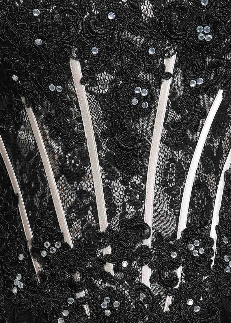 Blak Alluring  Homecoming Dress