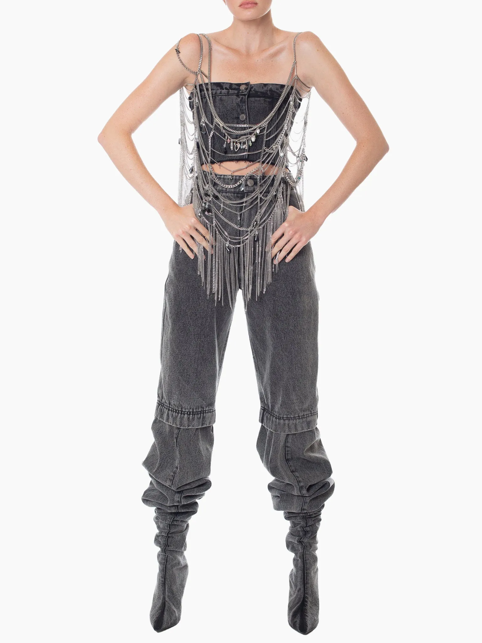 BONBOM Chain Skirt