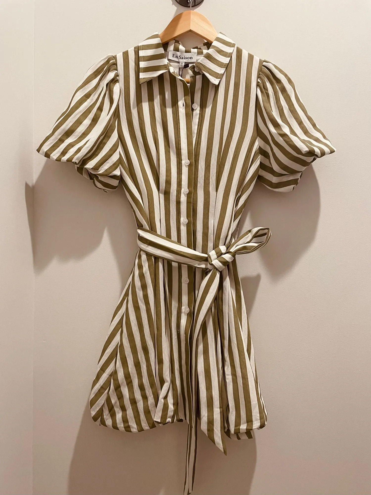 Bubble Hem Mini Dress