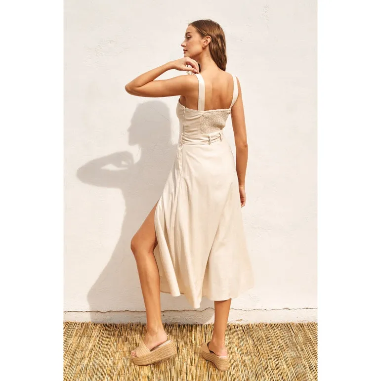 Buckle Maxi Dress