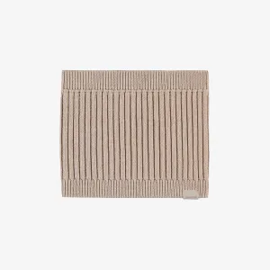 Cache-cou en tricot crème, bébé || Cream knitted neck warmer, baby