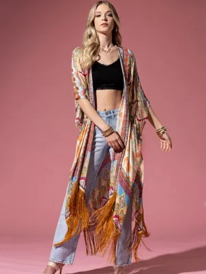 Cairo Fringe Open Cover Up