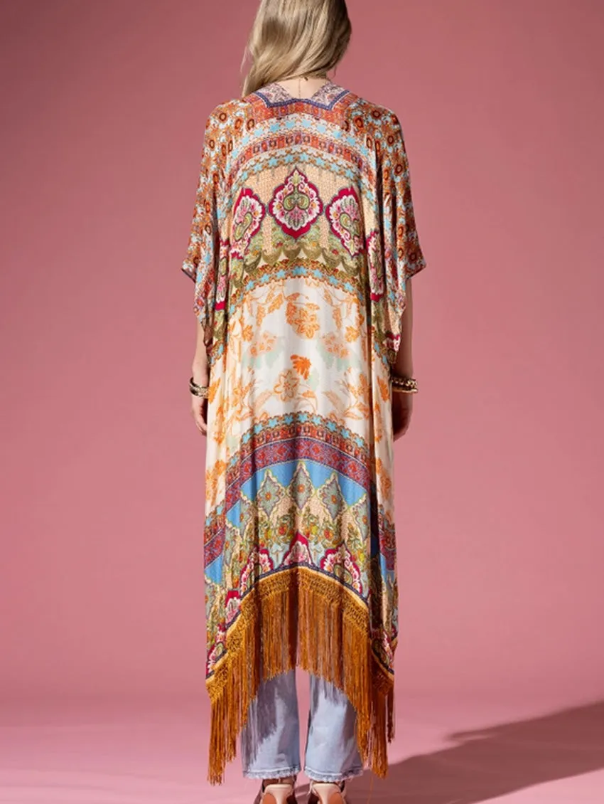 Cairo Fringe Open Cover Up