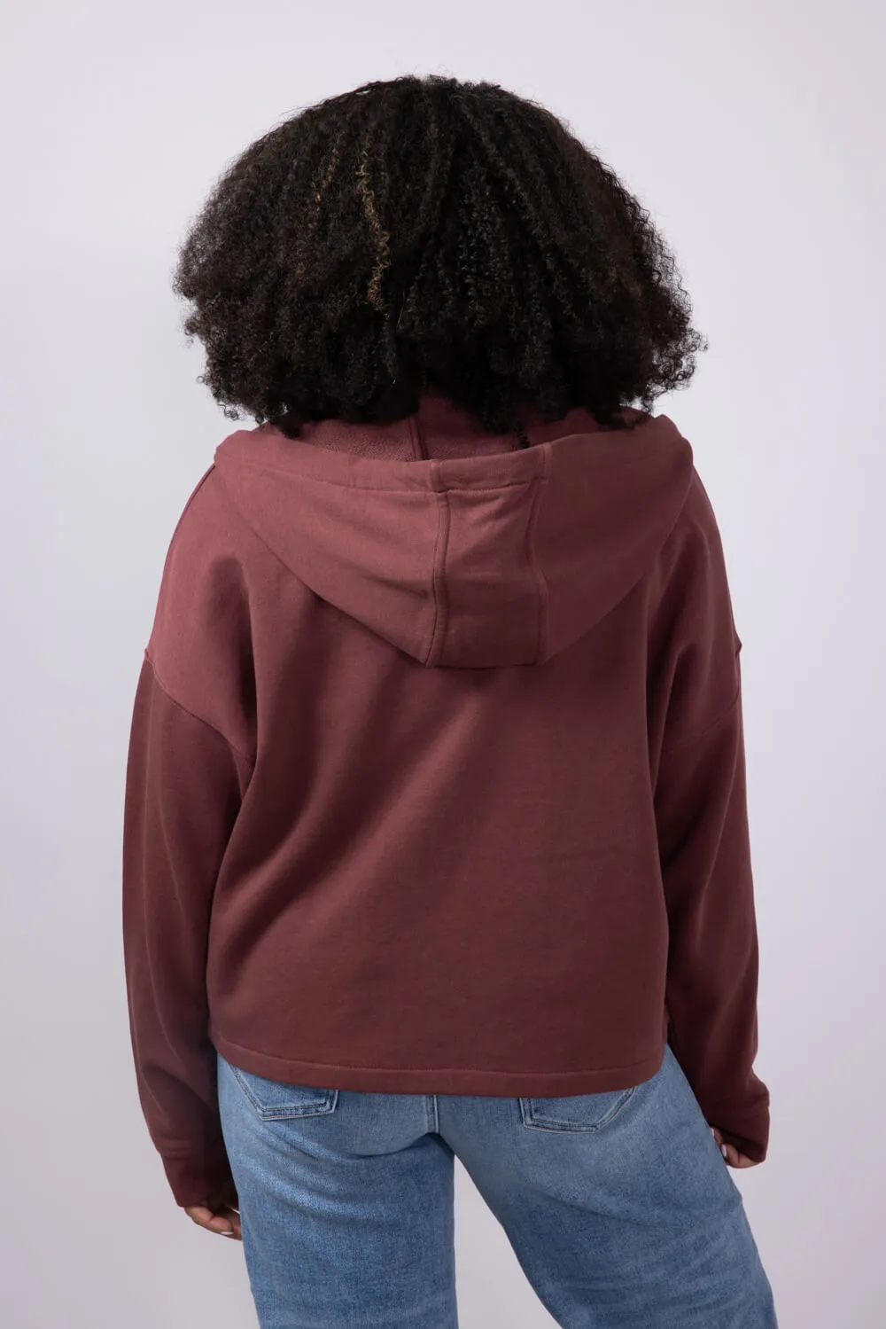 Carhartt Tencel Loose Fit Full Zip Jacket for Women in Dark Red | 106837-RB3