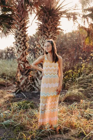 Catch You Later Chevron Woven Maxi