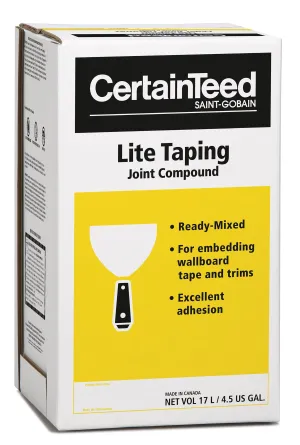 CertainTeed Lite Taping Drywall Compound (Yellow)