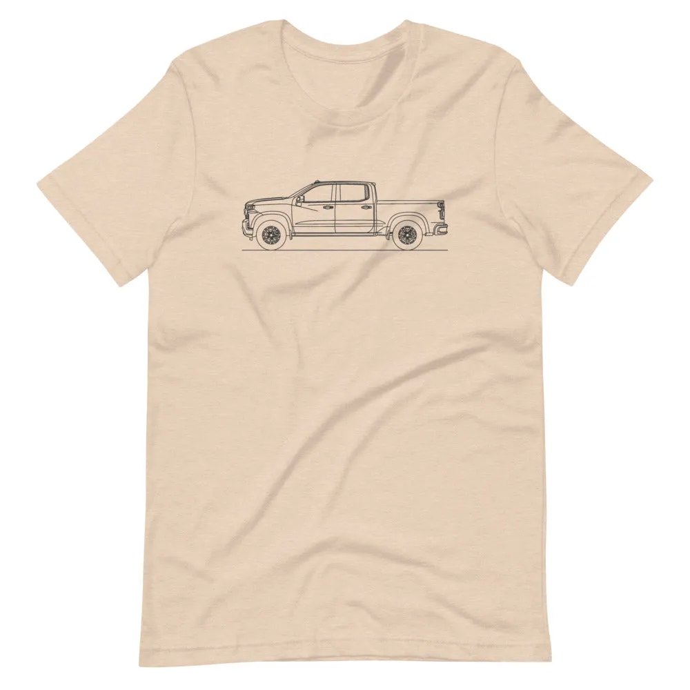 Chevrolet Silverado LT 5th Gen outline T-shirt
