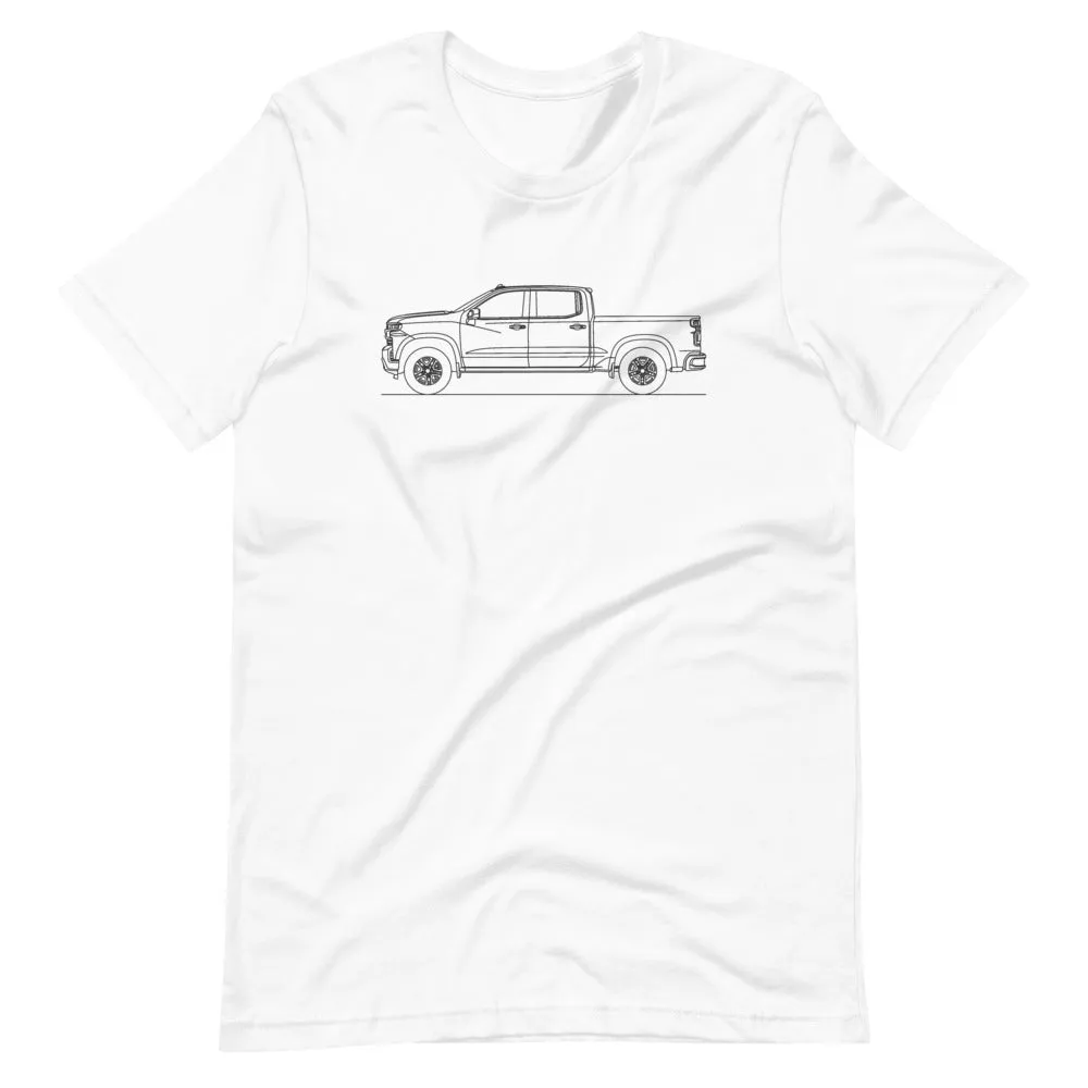Chevrolet Silverado LT 5th Gen outline T-shirt