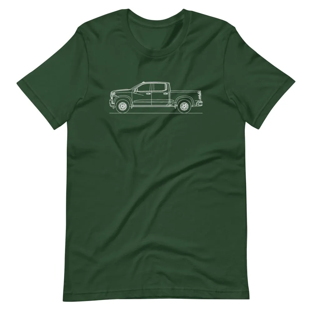 Chevrolet Silverado LT 5th Gen outline T-shirt