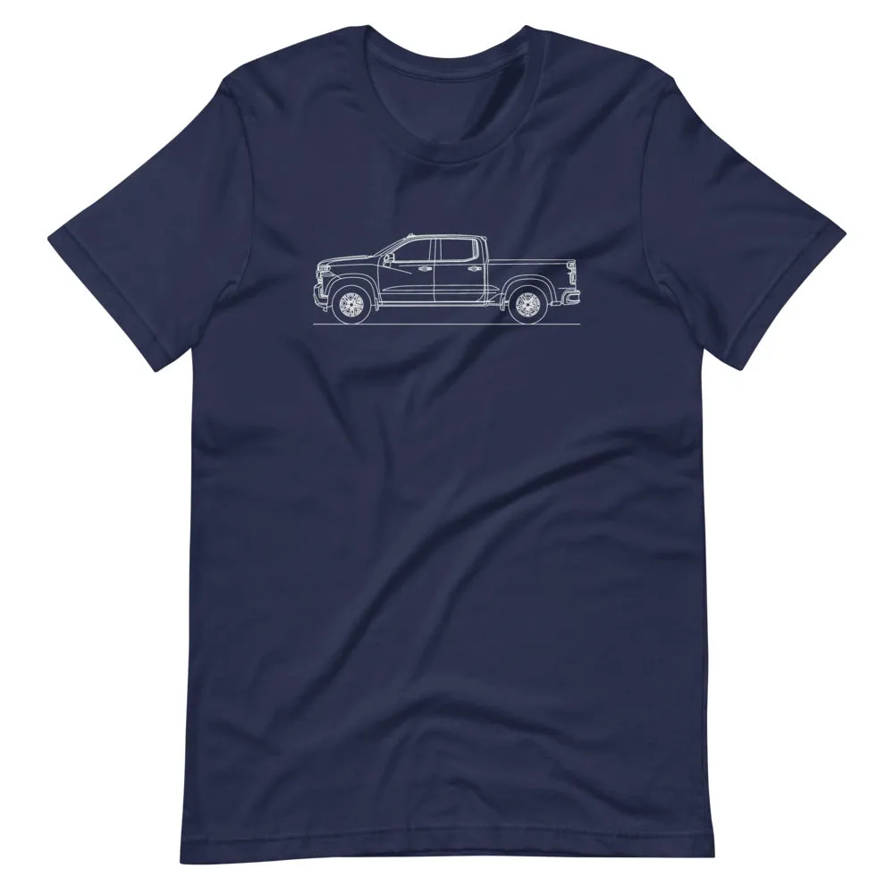 Chevrolet Silverado LT 5th Gen outline T-shirt