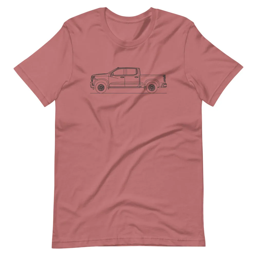 Chevrolet Silverado LT 5th Gen outline T-shirt