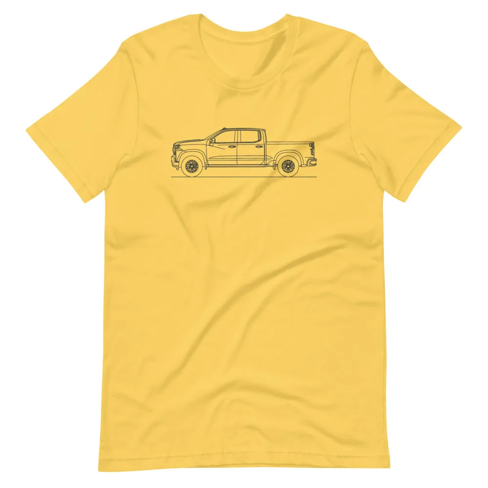 Chevrolet Silverado LT 5th Gen outline T-shirt