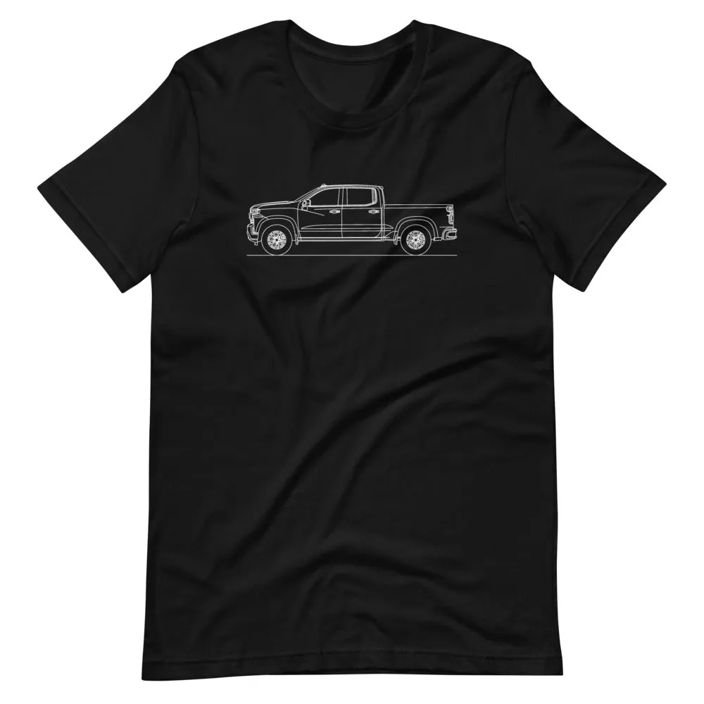Chevrolet Silverado LT 5th Gen outline T-shirt