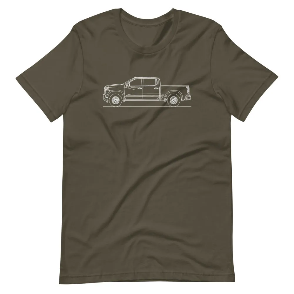 Chevrolet Silverado LT 5th Gen outline T-shirt