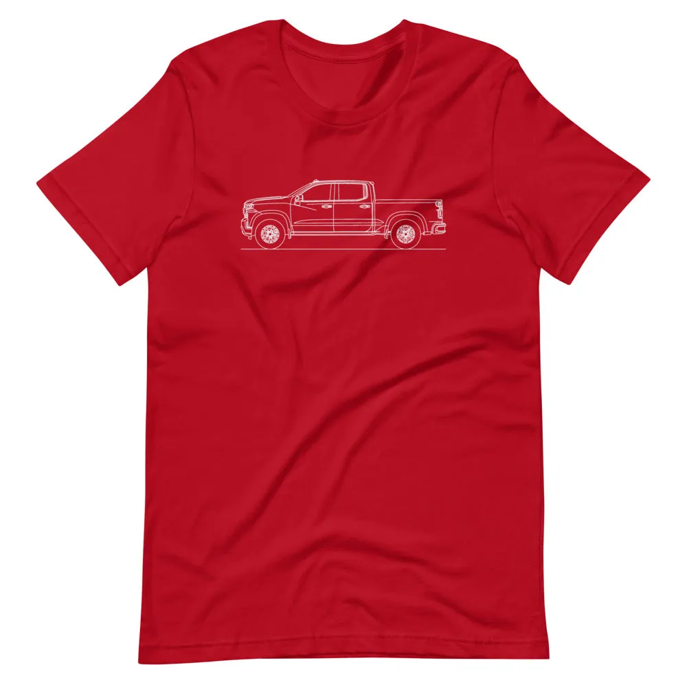 Chevrolet Silverado LT 5th Gen outline T-shirt