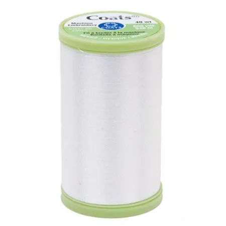 Coats Polyester Machine Embroidery-600 yard spools