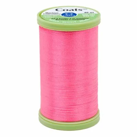Coats Polyester Machine Embroidery-600 yard spools