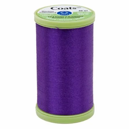 Coats Polyester Machine Embroidery-600 yard spools