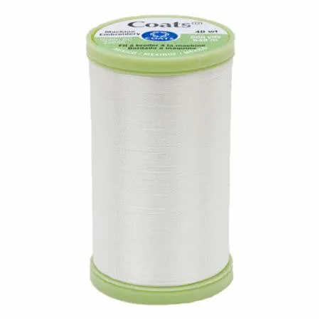 Coats Polyester Machine Embroidery-600 yard spools