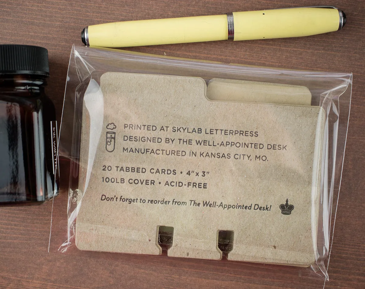 Col-O-Dex Tab Accessory Packs – Kraft Brown