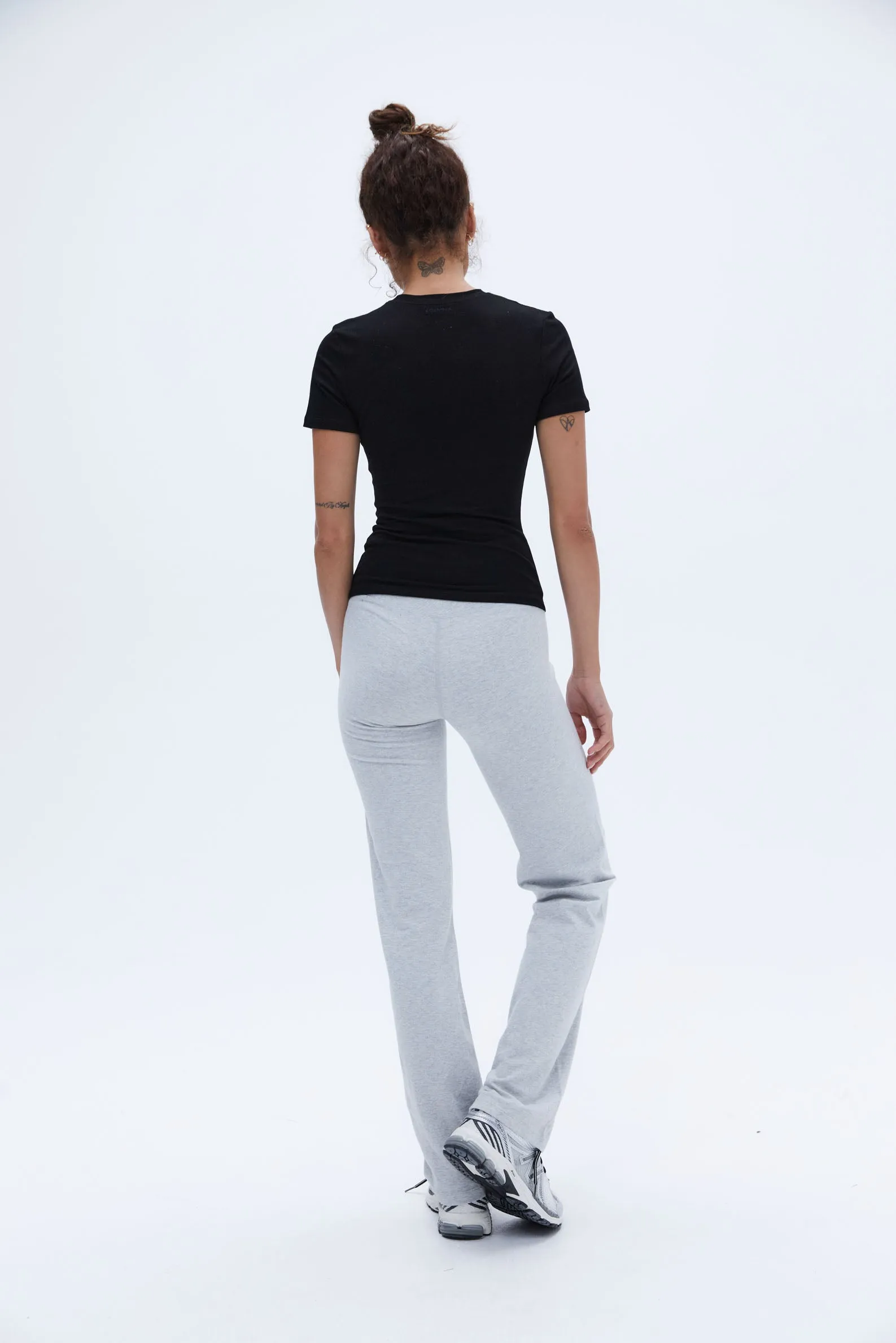 Cotton Yoga Pant - Grey Melange