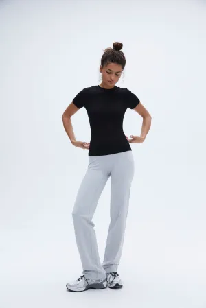Cotton Yoga Pant - Grey Melange