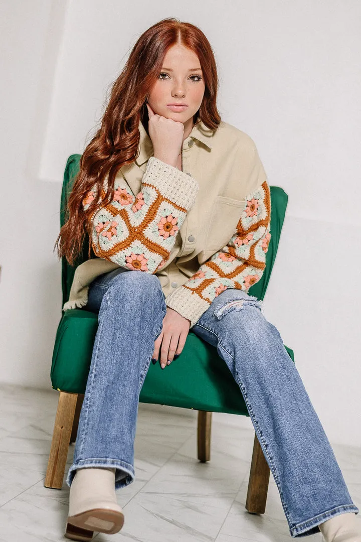 Crochet Crazy Detailed Shacket
