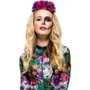 Day Of The Dead Rose Headband