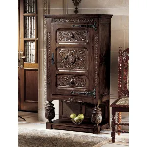Design Toscano- Coat of Arms Gothic Revival Armoire