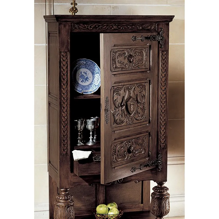 Design Toscano- Coat of Arms Gothic Revival Armoire