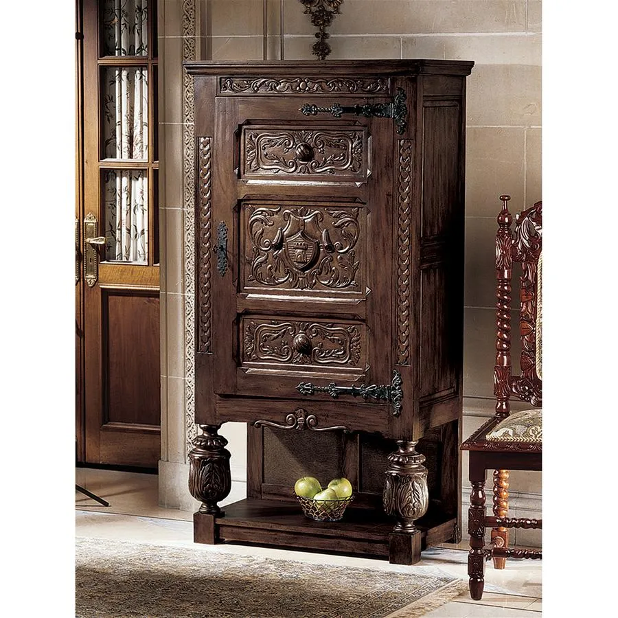 Design Toscano- Coat of Arms Gothic Revival Armoire