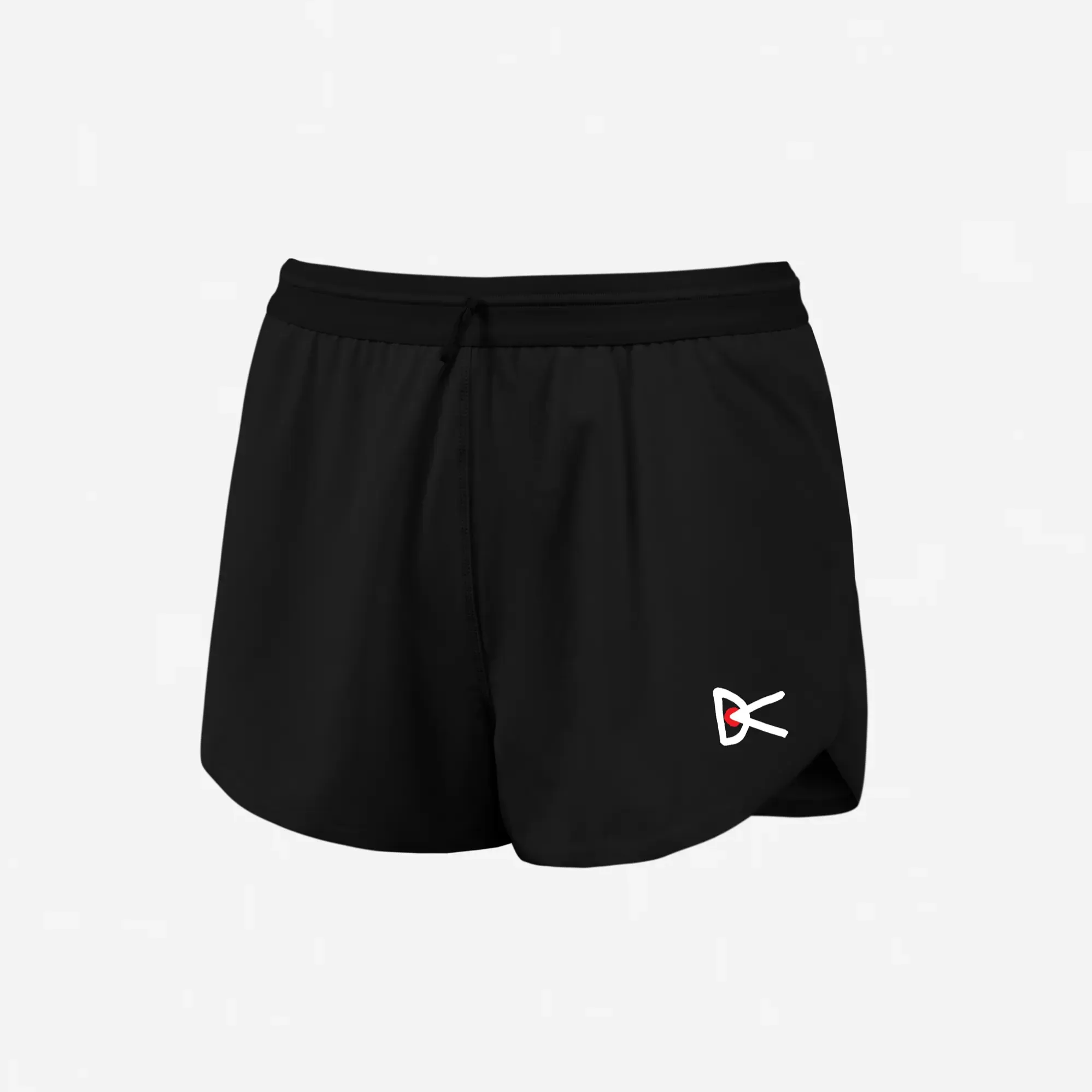 District Vision Womens Vedana Split Shorts - Black